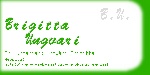 brigitta ungvari business card